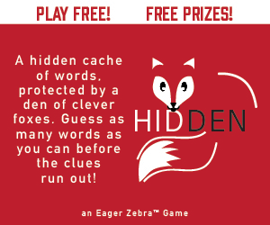 Game. Hidden Words. Guess As Many Words As You Can Before The Clues Run Out. Play Free. Free Prizes.